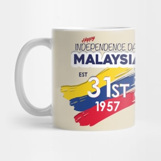 Happy Independence Day Celebration Malaysia Mug